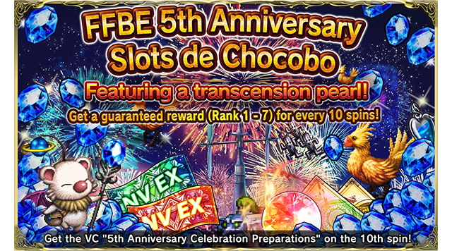 FFBE 5th Anniversary Slots de Chocobo