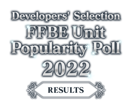 Developers' Selection FFBE Unit Popularity Poll 2022