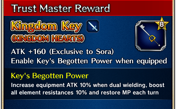 Trust Master Reward Kingdom Key (KINGDOM HEARTS)
